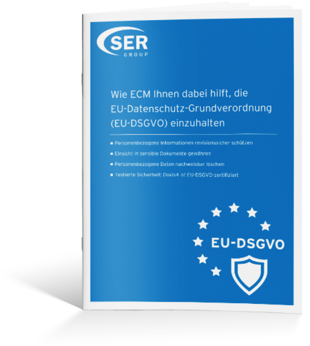 Die EU-Datenschutz-Grundverordnung mit ECM einhalten