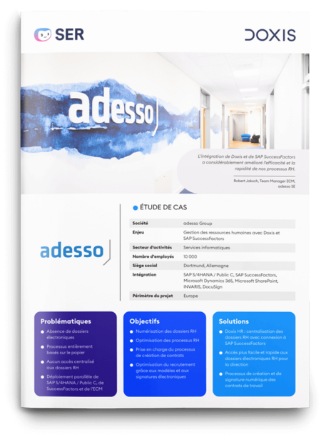 adesso Group: GRH cloud, simplifiée et entièrement connectée à SAP SuccessFactors