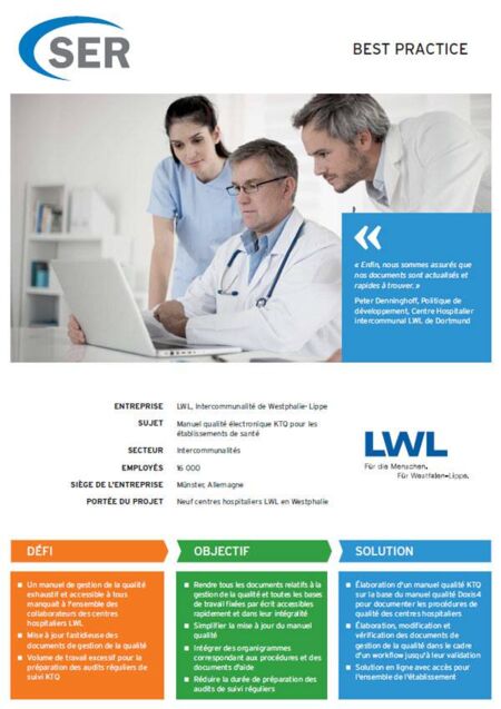 LWL : Manuel hospitalier numérique conforme aux normes de qualité allemandes KTQ