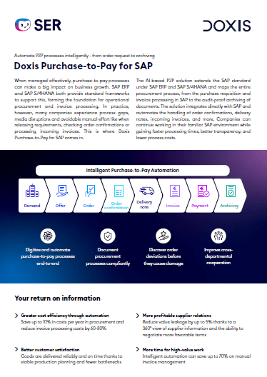 Doxis Purchase to Pay for SAP