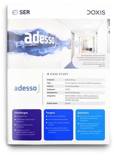 adesso Group: Faster & easier HR management with SAP SuccessFactors integration