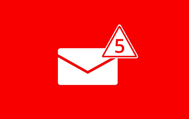 5 email risks your business should avoid
