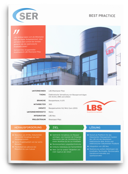 LBS Rheinland-Pfalz: Digitale Verwaltung von Bausparverträgen