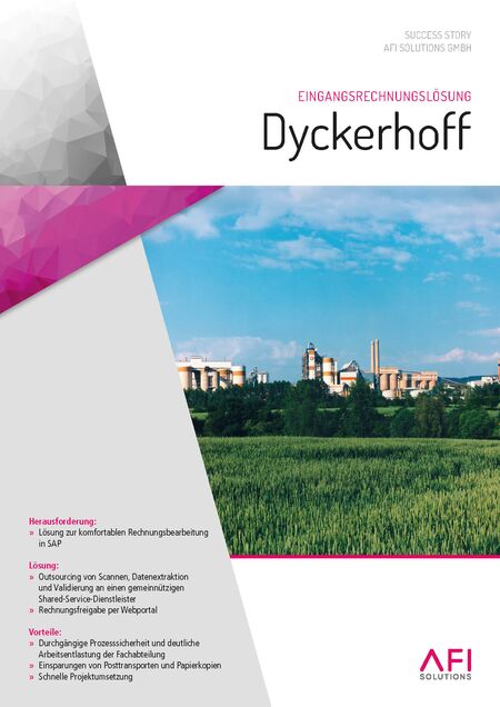 Wie Dyckerhoff Papier, Energie, Zeit und Kosten spart