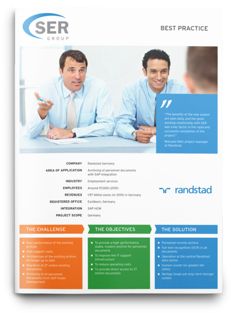 Randstad: HR document archiving