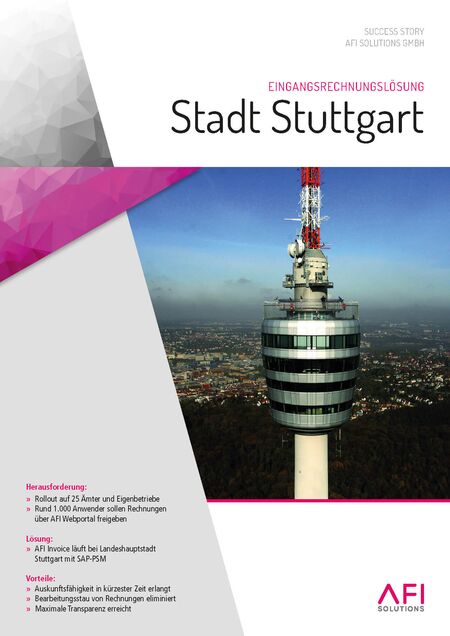 AFI Invoice für galoppierende Eingangsrechnungsbearbeitung