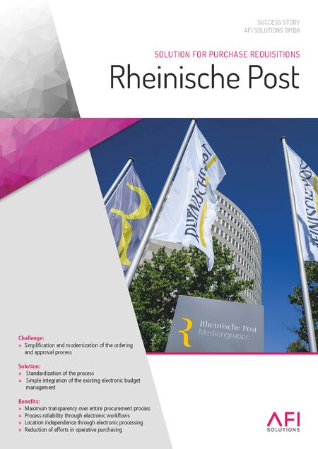 Efficient Requisition Solution for the Rheinische Post