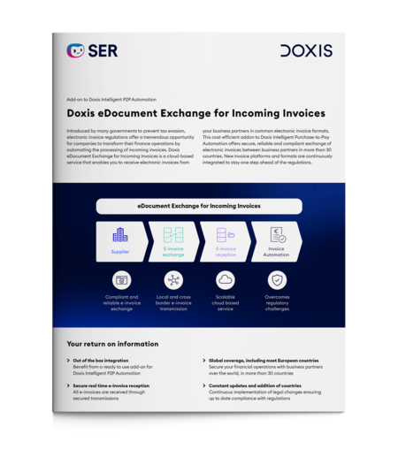 Doxis eDocument Exchange for Incoming Invoices