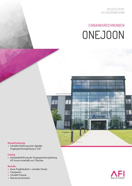 Onejoon: Mit dem Software-Standard zu schnellen Ergebnissen