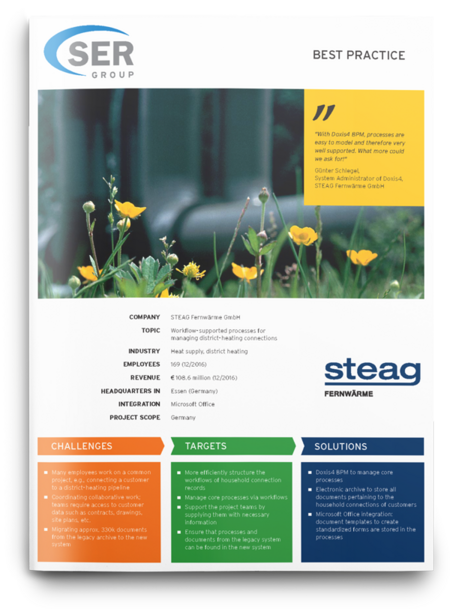 STEAG: Digital processes for managing district-heating connections