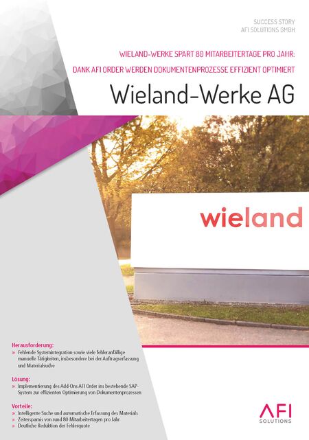 Wieland-Werke spart 80 Mitarbeitertage pro Jahr