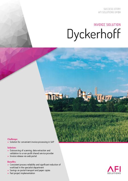 How Dyckerhoff Saves Paper, Energy, Time and Costs