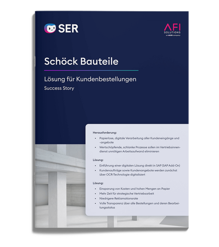 Schöck Bauteile vertraut auf Lösung für Kundenbestellungen
