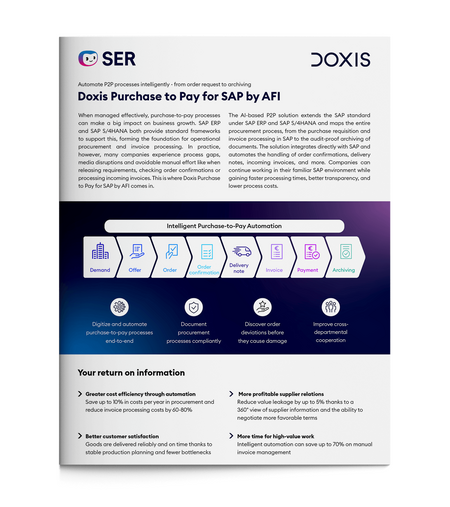 Doxis Purchase to Pay for SAP by AFI