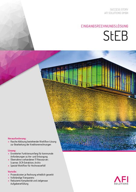StEB: AFI Invoice für kontrollierten Dokumentenfluss