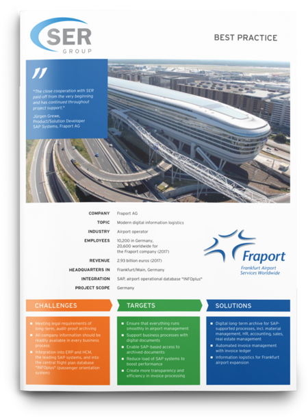 Fraport AG: Modern digital information logistics