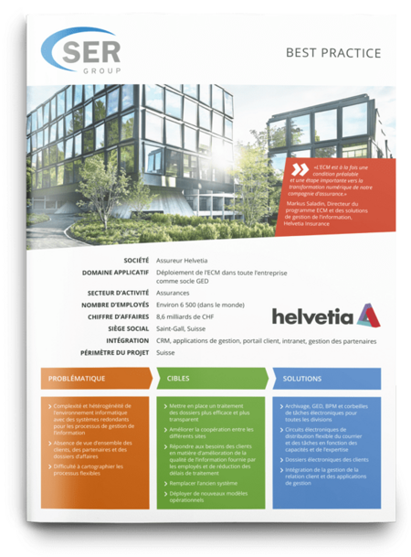 Helvetia : Transformation numérique avec l’ECM