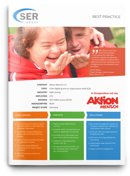 Aktion Mensch: Faster funding for social projects