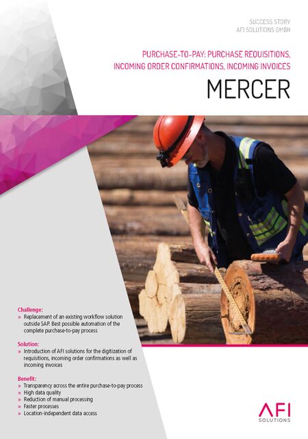 How Mercer Rosenthal Is Going All Digital With the P2P-Process