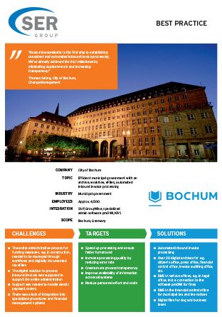 Ville de Bochum : La gestion de contenu d’entreprise au service de l’optimisation de l’administration en ligne