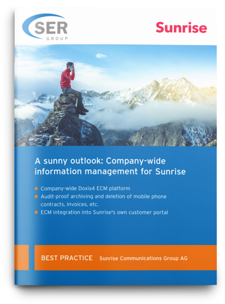 Sunrise Communications: Best customer service thanks to company-wide ECM
