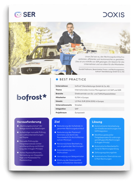 bofrost*: Automatisierter Rechnungseingang mit ECM & SAP