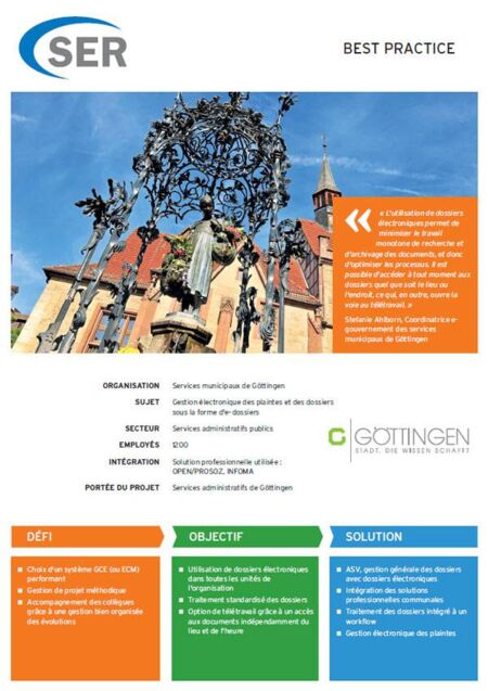 Ville de Göttingen : Des workflows modernes grâce aux dossiers électroniques