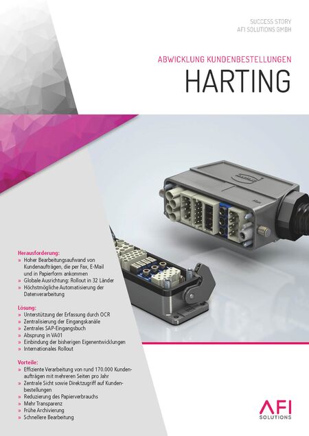 170.000 Aufträge im Jahr: HARTING setzt auf Automatisierung