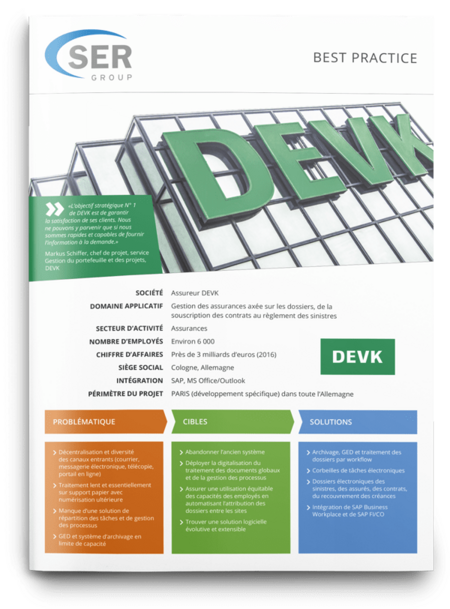 DEVK : Une gestion des assurances axée sur les processus