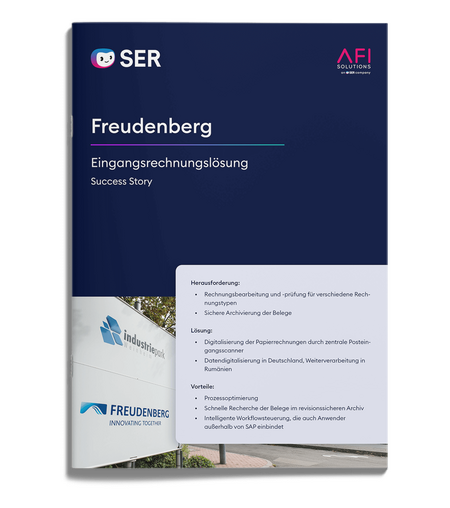 Freudenberg setzt auf digitale Rechnungseingangslösung