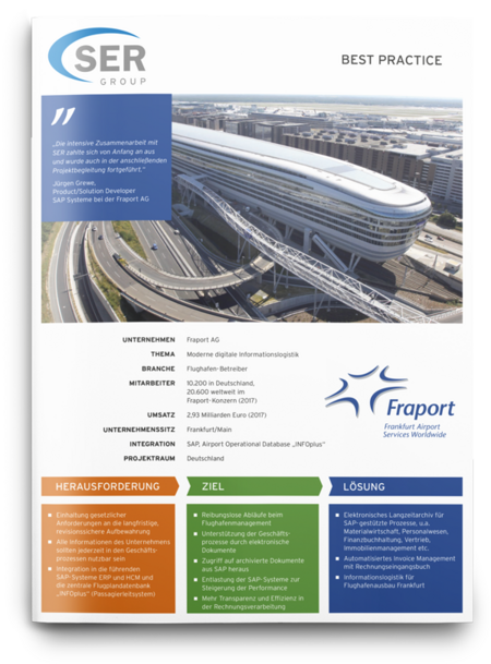 Fraport AG: Moderne digitale Informationslogistik