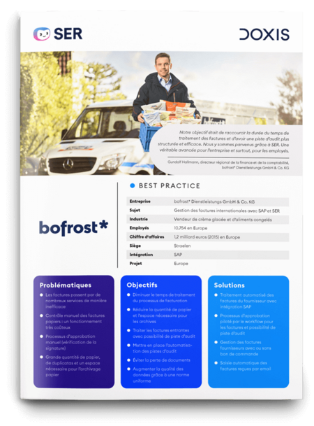 bofrost* : Automatisation du traitement des factures entrantes avec la gestion de contenu d’entreprise et SAP