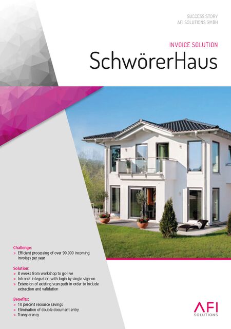 Schwörer Haus Uses Digital Incoming Invoice Solution
